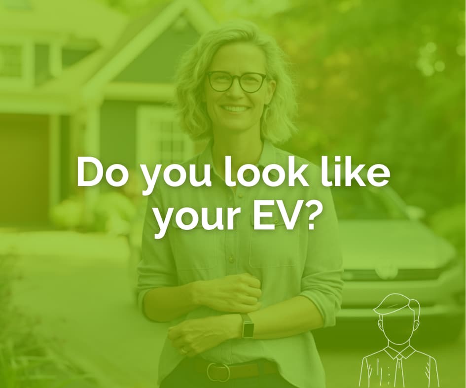 AI-generated image of an EV owner.