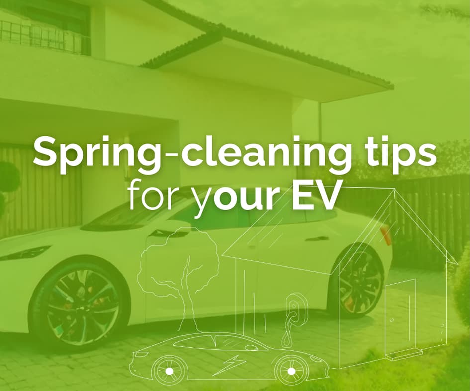 An EV being spring cleaned.