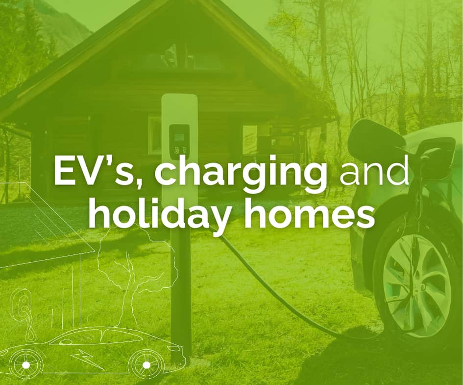 EV charging at a holiday home