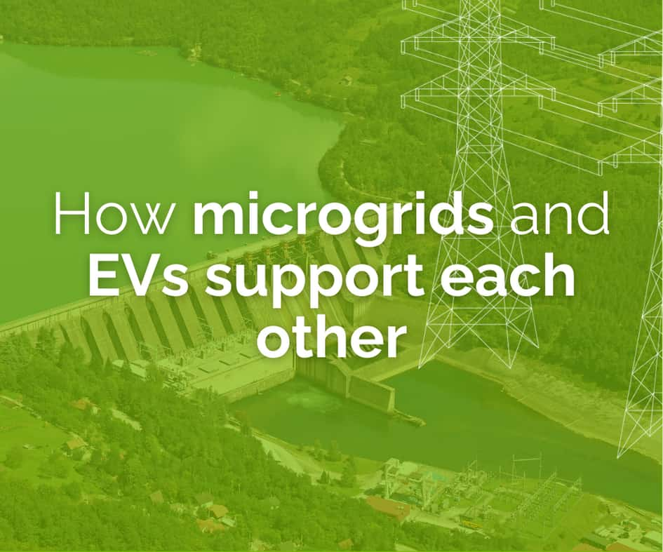 Microgrids and EVs image.