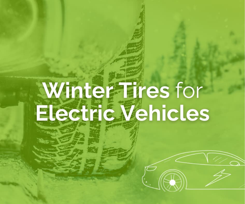 Winter tires on an electric vehicle