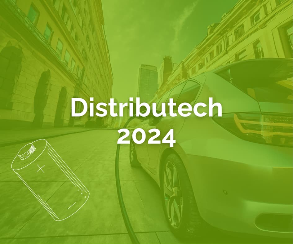 EV that looks like it is driving toward Distributech 2024.