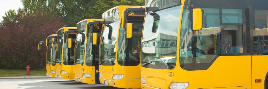 EV bus fleet