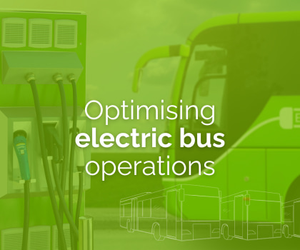 Optimising electric bus operations front page image